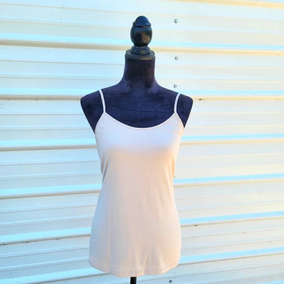 Time and Tru Womens Adjustable Straps Camisole Tank Top Stretch Beige L (12-14) - Picture 1 of 8